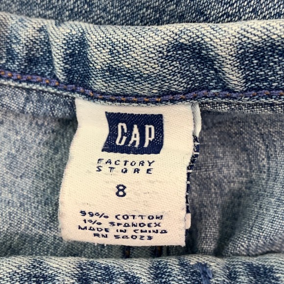 Gap Womens Jeans 8 Blue Medium Wash Denim Bootcut Mid Rise Pockets Y2K 90s Retro - Picture 7 of 12